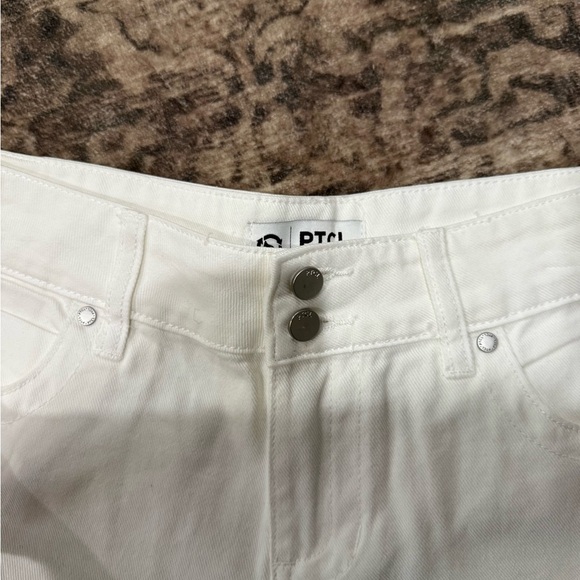 PTCL White Denim Shorts for Women SIZE 27 - Picture 7 of 12